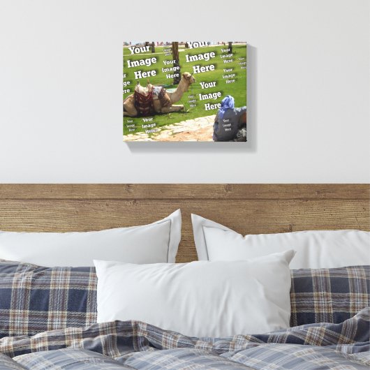 独自の素晴らしいイメージテンプレートの作成 キャンバスプリント (インサイチュ (寝室))