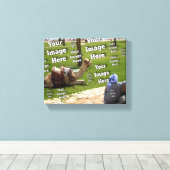 独自の素晴らしいイメージテンプレートの作成 キャンバスプリント (インサイチュ (ウッドフロア))