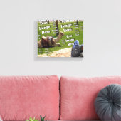 独自の素晴らしいイメージテンプレートの作成 キャンバスプリント (インサイチュ (リビング))