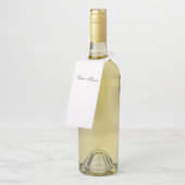 独自の素晴らしい天才ボトルハンガーラベルの作成 ボトルネックタグ (アングル)