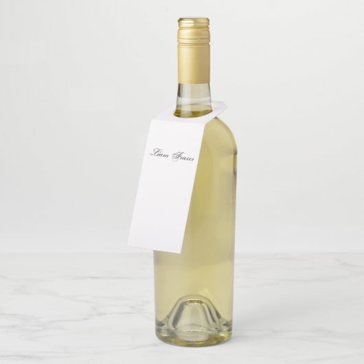 独自の素晴らしい天才ボトルハンガーラベルの作成 ボトルネックタグ (アングル)