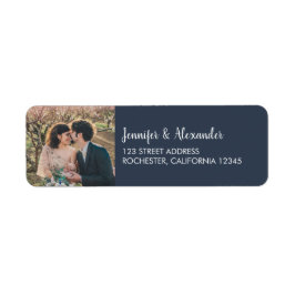 独自の素朴な写真の国を作成するウェディングラベル ラベル