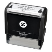 独自の素朴な松の木の差出人住所 セルフインキングスタンプ (商品)