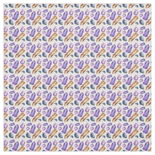 独自の紫色と金ゴールドの結晶を作成 ファブリック (見本)