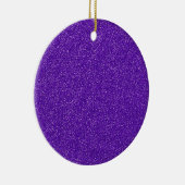 独自の紫色のグリッターを作成 セラミックオーナメント (右)