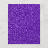 独自の紫色のグリッターを作成 チラシ (正面)