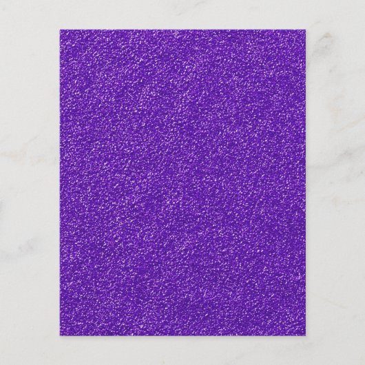 独自の紫色のグリッターを作成 チラシ (正面)
