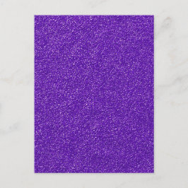 独自の紫色のグリッターを作成 ポストカード