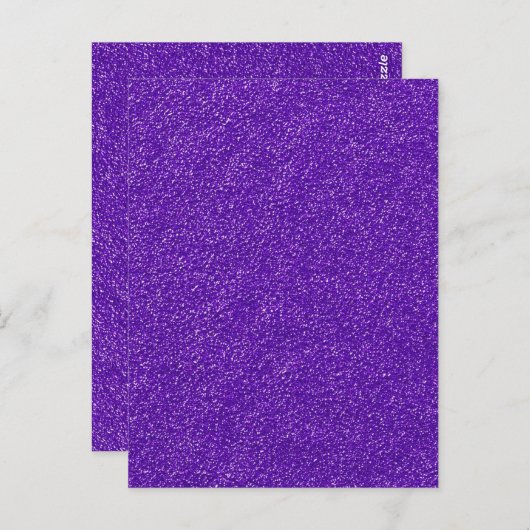 独自の紫色のグリッターを作成 ポストカード (正面/裏面)