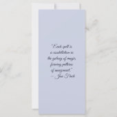 独自の紫色のゴシック魔法ブックマークを作成 (裏面)