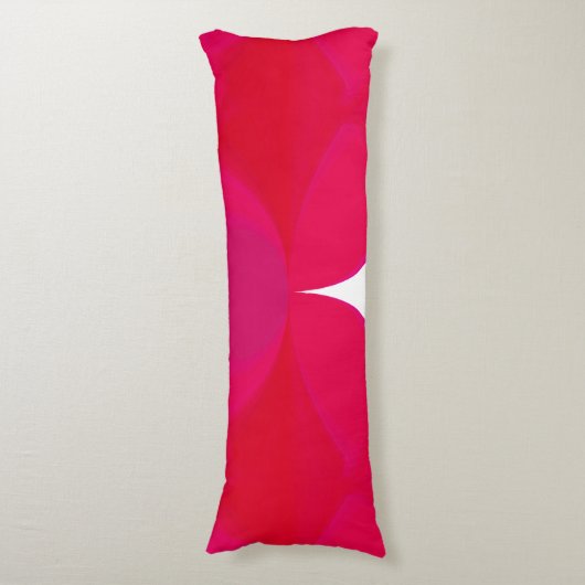 独自の紫色のシスペインのェード赤と白を作成する ボディピロー (正面縦)