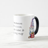 独自の紫色の格言を作成 モーフィングマグカップ (正面右)