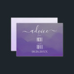 独自の紫色の水色を作成グラデーション アドバイスカード<br><div class="desc">独自の紫カスタム水色のアドバイスカーグラデーションドを作成する私たちの店を訪問より調整結婚のための特別なイベント供給、装飾と好意！</div>