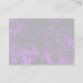 独自の紫色の黒いゴシック様式のテクスチャを作成する アドバイスカード (裏面)