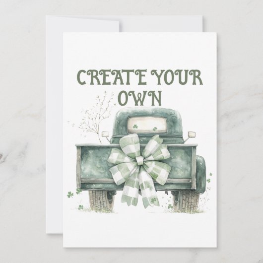 独自の結婚作成 招待状 (正面)