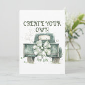 独自の結婚作成 招待状 (スタンド正面)