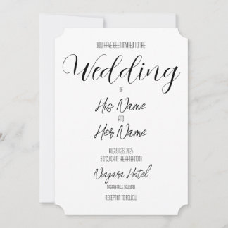 独自の結婚作成 招待状