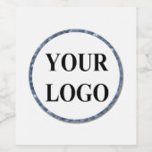 独自の結婚式を作成エレガントモダンバラ金ゴールド ワインラベル (シングルラベル)