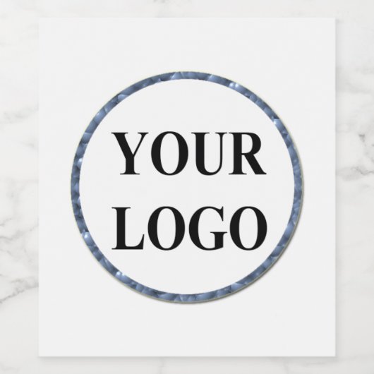 独自の結婚式を作成エレガントモダンバラ金ゴールド ワインラベル (シングルラベル)