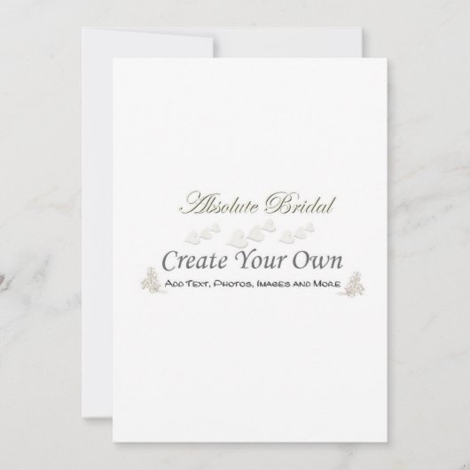 独自の結婚式招待状 招待状 (正面)