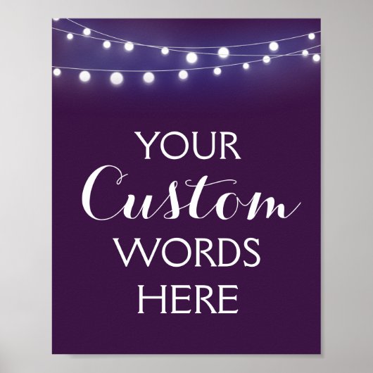 独自の結婚/パーティー署名の作成 ポスター (正面)