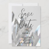 独自の結晶をグカスタムレー澄んグで作成 セーブザデート (正面)