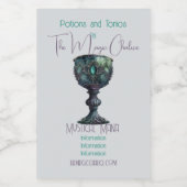 独自の緑のアリスを作成する フードラベル (シングルラベル)