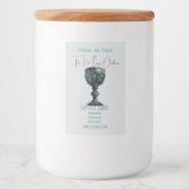 独自の緑のアリスを作成する フードラベル (正面)