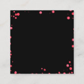 独自の緑のカスタム《写真》ぼけ味の縁ど作成 エンクロージャーカード (裏面)