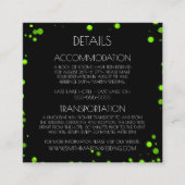 独自の緑のカスタム《写真》ぼけ味の縁ど作成 エンクロージャーカード (正面)