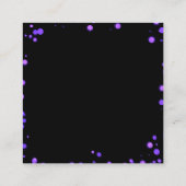 独自の緑のカスタム《写真》ぼけ味の縁ど作成 エンクロージャーカード (裏面)