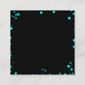 独自の緑のカスタム《写真》ぼけ味の縁ど作成 エンクロージャーカード (裏面)