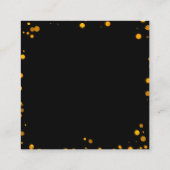 独自の緑のカスタム《写真》ぼけ味の縁ど作成 エンクロージャーカード (裏面)