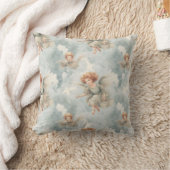 独自の緑の天使を作成 クッション (ブランケット)