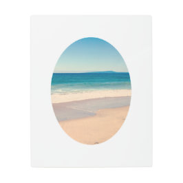 独自の縦長楕円形の額縁の写真を作成する メタルプリント