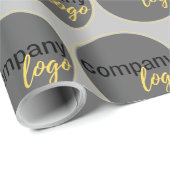 独自の繰り返しパターンビジネスロゴを作成する ラッピングペーパー (ロールコーナー)