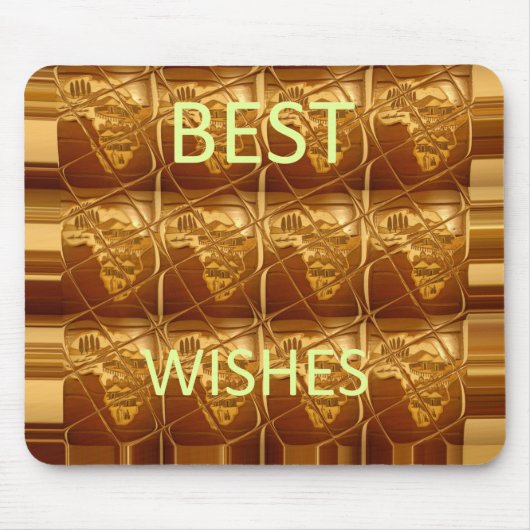 独自の美しいを作成するアフリカマウスパッド マウスパッド (正面)