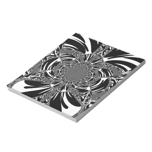 独自の美しいアフリカのゼブラ動物アートを作成 ノートパッド (回転)