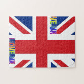 独自の美しいイギリスを作カラフル成 ジグソーパズル (横)