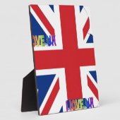 独自の美しいイギリスを作カラフル成 フォトプラーク (側面)