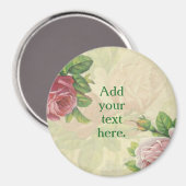 独自の美しいバラ/フローラをカスタマイズ マグネット (正面/裏面)