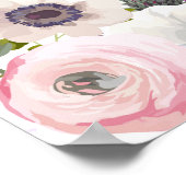 独自の美しい書道引用文 ポスター (角)