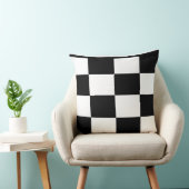 独自の美しい黒と白のエッジを作成 クッション (椅子)