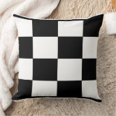 独自の美しい黒と白のエッジを作成 クッション (ブランケット)