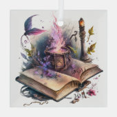 独自の自然魔術書の作成 ガラスオーナメント (裏面)