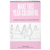 独自の色を付ける カレンダー (カバー)