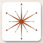 独自の色を選択おもしろいレトロスターバスト コースター (正面)