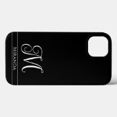 独自の色を選択 – ミニマル Monogram and Name Case-Mate iPhoneケース (裏面 (横))
