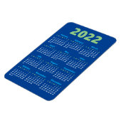 独自の色を選択 | 2022カレンダー磁石 マグネット (左側)