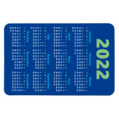 独自の色を選択 | 2022カレンダー磁石 マグネット (横)